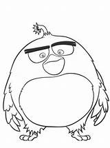 Kids N Funcom  Coloring Page Angry Birds Movie 2 Bomb sketch template