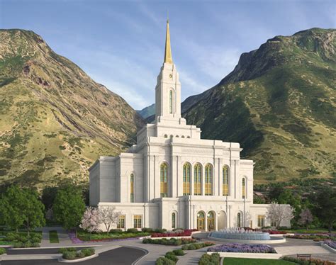 Provo Utah Rock Canyon Temple - Mormonism, The Mormon Church, Beliefs ...