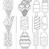 Ice Cream Parlor Coloring Pages sketch template