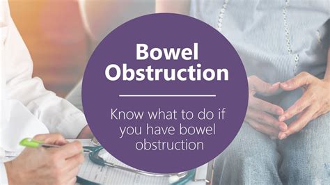 Know What to Do If You Have Bowel Obstruction [Part 1 of 5] - YouTube