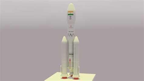 ArtStation - Indian GSLV rocket | Game Assets