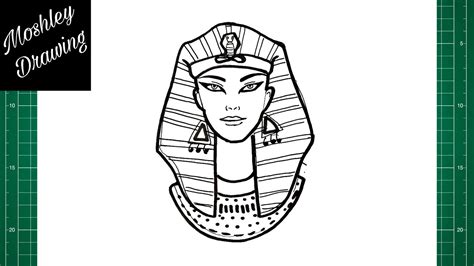 How to Draw Cleopatra - Egyptian Queen - YouTube