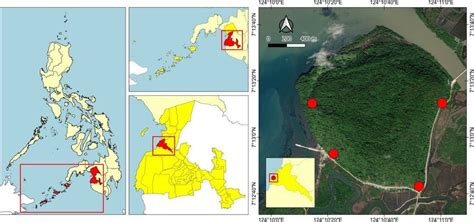 Map of Timaco hill in Brgy. Kalangan II, Cotabato City, BARMM show the... | Download Scientific ...