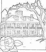 Mansion Coloring Pages sketch template