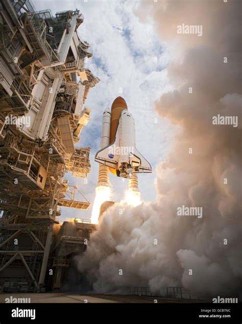 Space Shuttle Atlantis STS-135 lifts-off on the final space shuttle mission at the Kennedy Space ...