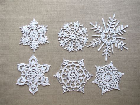 White Snowflakes Christmas Decors Xmas Tree Ornaments - Etsy