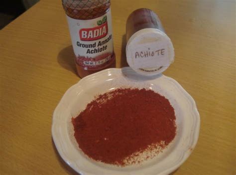 Mexican Annattoachiote Paste Adobo Mexicano De Achiote Molido Recipe ...