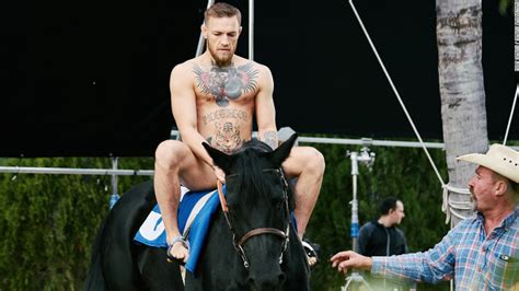 Conor McGregor gets naked for world's richest horse race - CNN