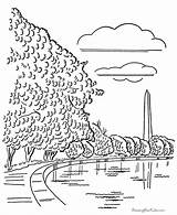 Historic Places  Washington Monument coloring Page 008 sketch template