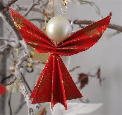 Origami Angel Christmas Decorations (Set of 4) | Christmas angels ...