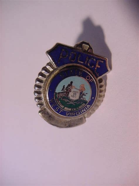 VINTAGE POLICE STATE OF WEST VIRGINIA BADGE