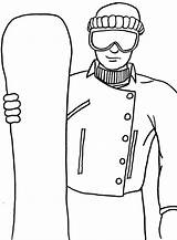 Snowboarding Coloring Pages For Childrens Printable Free sketch template