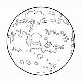 Planet Mercury Coloring Page Pages sketch template
