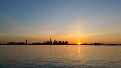 Jersey City, Manhattan and Brooklyn Skylines Stock Image - Image of morning, scenery: 55162931