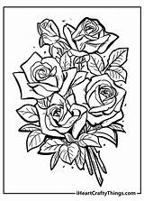 Rose Coloring Pages  Free Printable For Kids sketch template