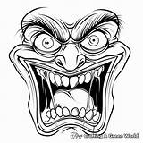 Silly Faces Coloring Pages  Free & Printable sketch template