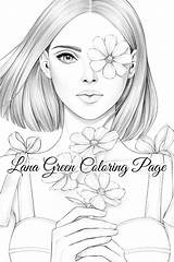 People Coloring Pages For Adults Pinterest sketch template
