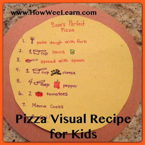 Recipes for Kids: Pizza - How Wee Learn