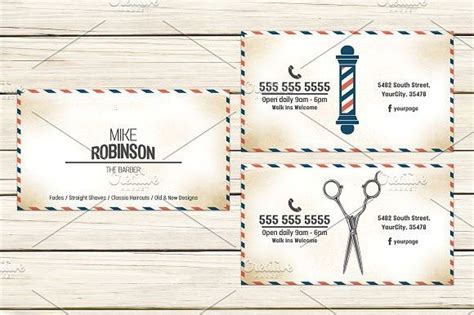 Barber Shop Business Card Template | Barber shop business cards ...