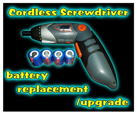 Cordless Screwdriver Battery Replacement/upgrade : 3 Steps (with Pictures) - Instructables