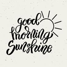 Good Morning Sunshine Poster Free Stock Photo - Public Domain Pictures