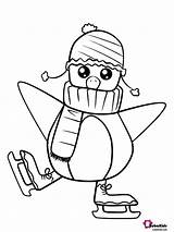 Printable Cute Penguin Coloring Pages sketch template