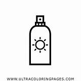 Sunscreen Coloring Page  Ultra Pages sketch template