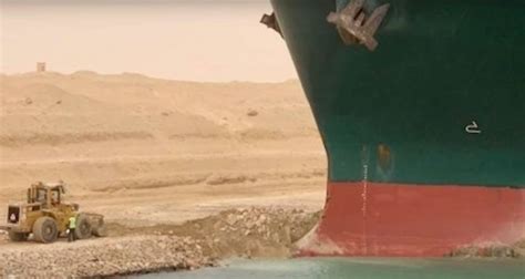 Ever Given partially refloated, but Suez Canal remains blocked