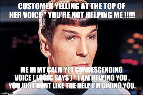 CUSTOMER service Spock Style - Imgflip