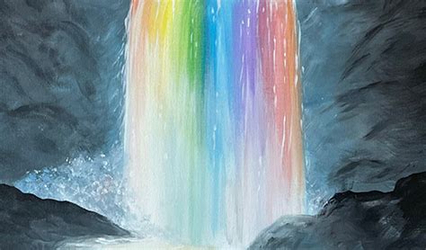 Rainbow Waterfall Painting Party | Destination Toledo