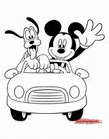 Pluto Coloring Page Mickey Mouse  sketch template