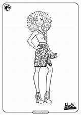 Barbie Fashionista Coloring Pages sketch template