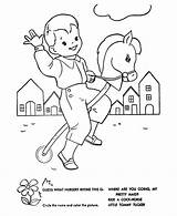 Nursery Rhymes Quiz Coloring page  pages sketch template