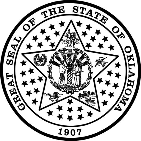 Oklahoma State Seal Vector at Vectorified.com | Collection of Oklahoma ...