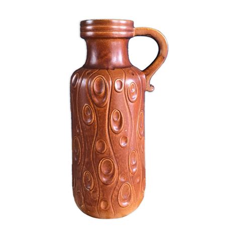 Vintage XL Scheurich ceramic floor vase 488-45, West German pottery ...