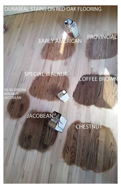 #jacobean #vs #espresso #stain #jacobeanvsespressostain Duraseal Stain on Red Oak Wood Flooring ...