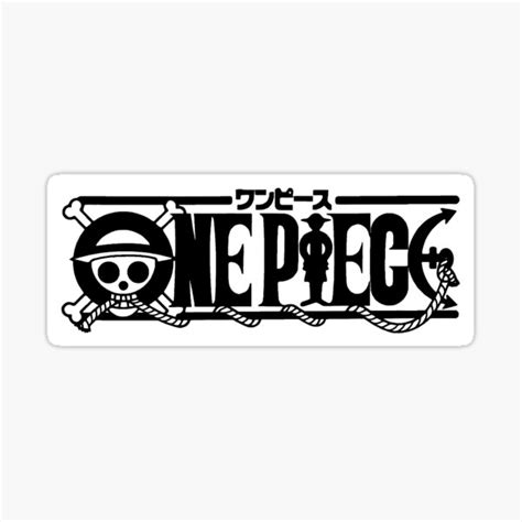 "One piece logo" Sticker for Sale by msu098 | Redbubble