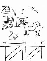 On The Farm Coloring Pages sketch template