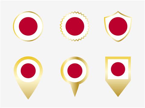 Vector flag set of Japan 22822525 Vector Art at Vecteezy