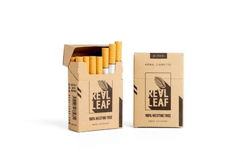 Herbal Cigarettes 100% Nicotine Free - 2 packs - RealLeaf