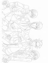 Black Butler coloring Pages sketch template