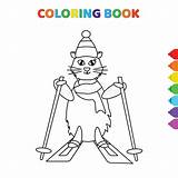 Skiing Coloring Page Adult Stock Illustrations – 19  sketch template