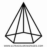Pentagonal Cone Coloring Pages For Kids  Free sketch template