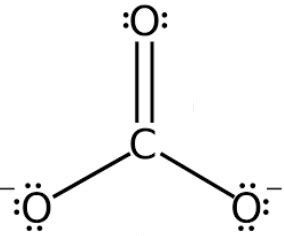 What is carbonate's Lewis structure? | Study.com