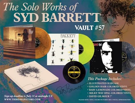 Syd Barrett Solo Albums in Limited Edition LP Collection