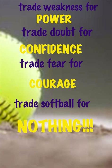 Inspirational Softball Quotes