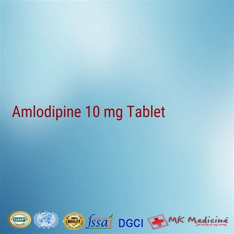 Amlodipine 10 mg Tablet For PCD Franchise