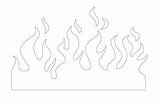 Flame Coloring Pages Printable sketch template