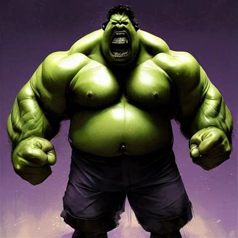 fat hulk, highly detailed, tall, very mad face, fat, | Stable Diffusion