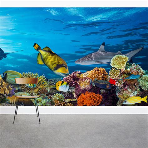 Underwater Sea Life Wall Mural